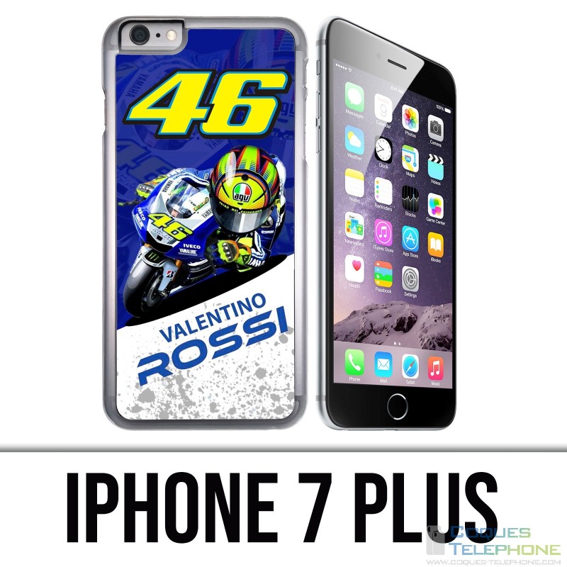 Funda iPhone 7 Plus - Motogp Rossi Cartoon