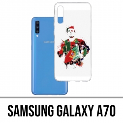 Samsung Galaxy A70 Case - Ronaldo Football Splash