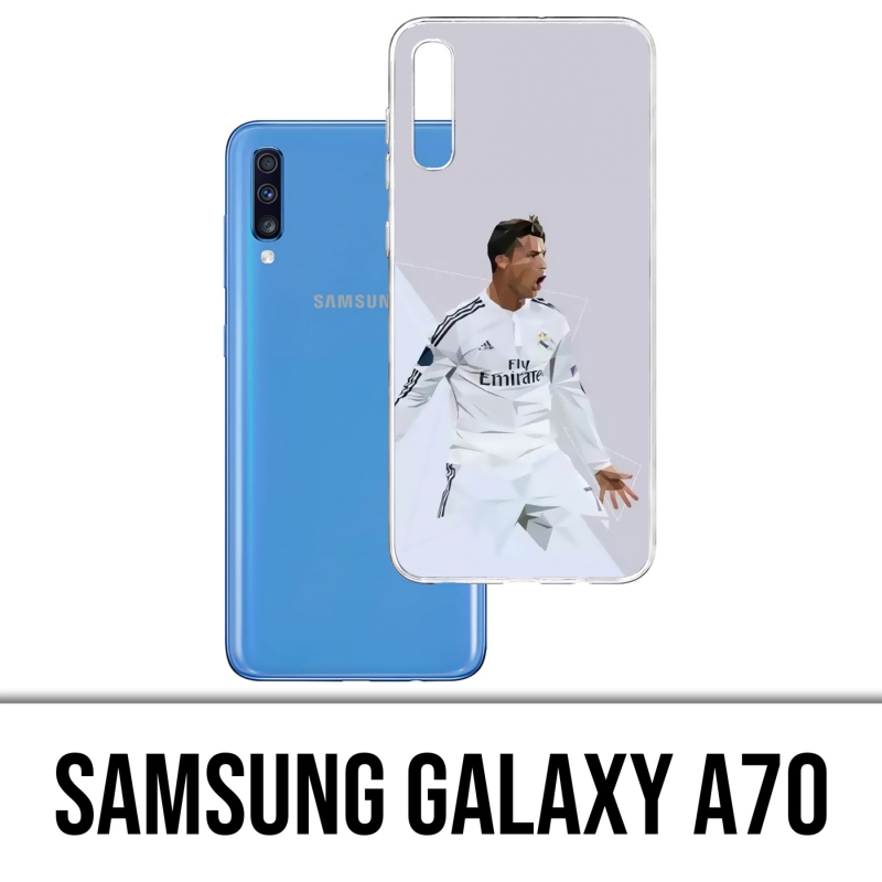Coque Samsung Galaxy A70 - Ronaldo Lowpoly
