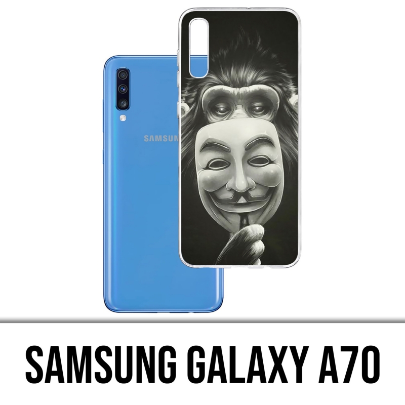 Custodia per Samsung Galaxy A70 - Anonymous Monkey Monkey