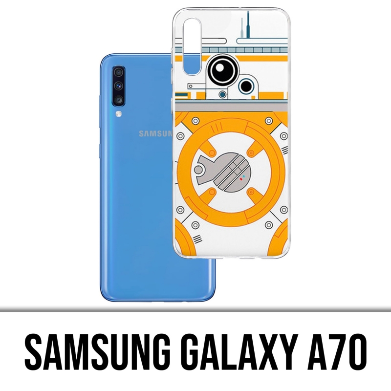 Custodia per Samsung Galaxy A70 - Star Wars Bb8 Minimalist