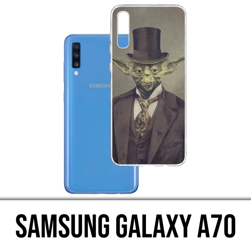 Custodia per Samsung Galaxy A70 - Star Wars Vintage Yoda