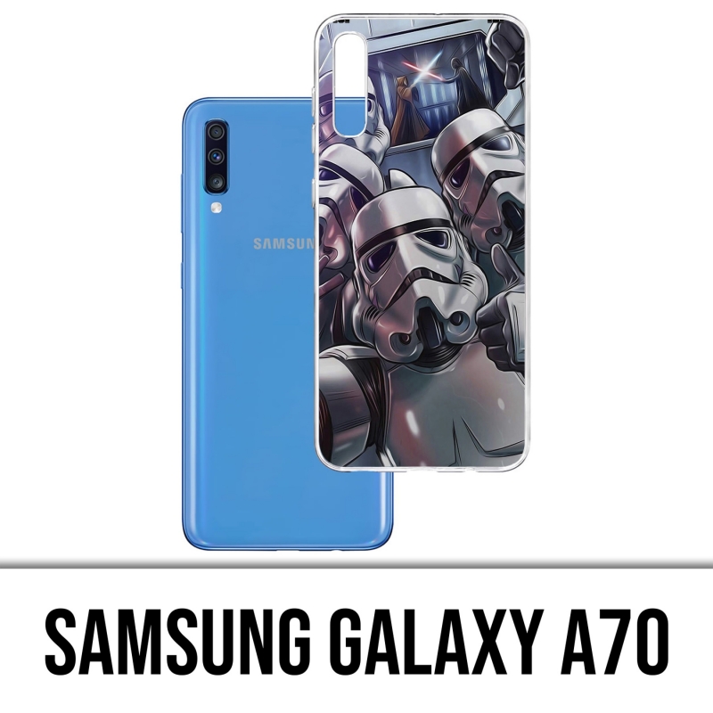 Custodia per Samsung Galaxy A70 - Stormtrooper Selfie