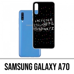 Samsung Galaxy A70 Case - Stranger Things Alphabet