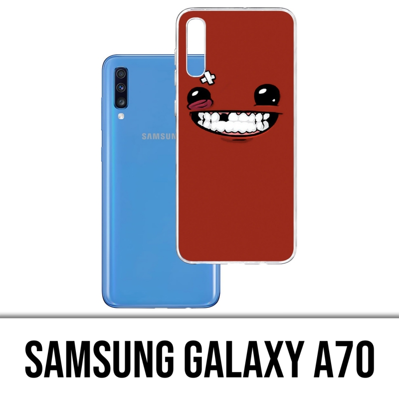 Funda Samsung Galaxy A70 - Super Meat Boy