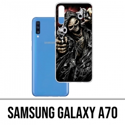 Coque Samsung Galaxy A70 - Tete Mort Pistolet