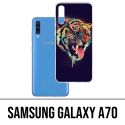 Samsung Galaxy A70 Case - Tiger Painting