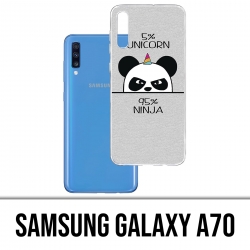 Coque Samsung Galaxy A70 - Unicorn Ninja Panda Licorne