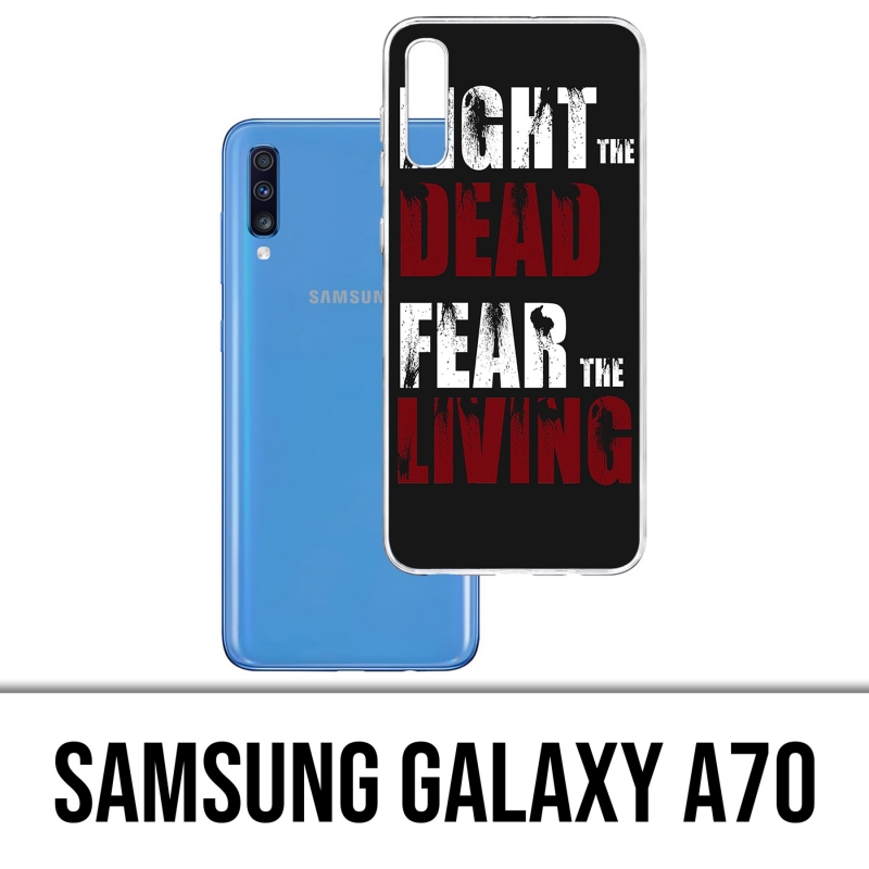 Samsung Galaxy A70 Case - Walking Dead Fight The Dead Fear The Living