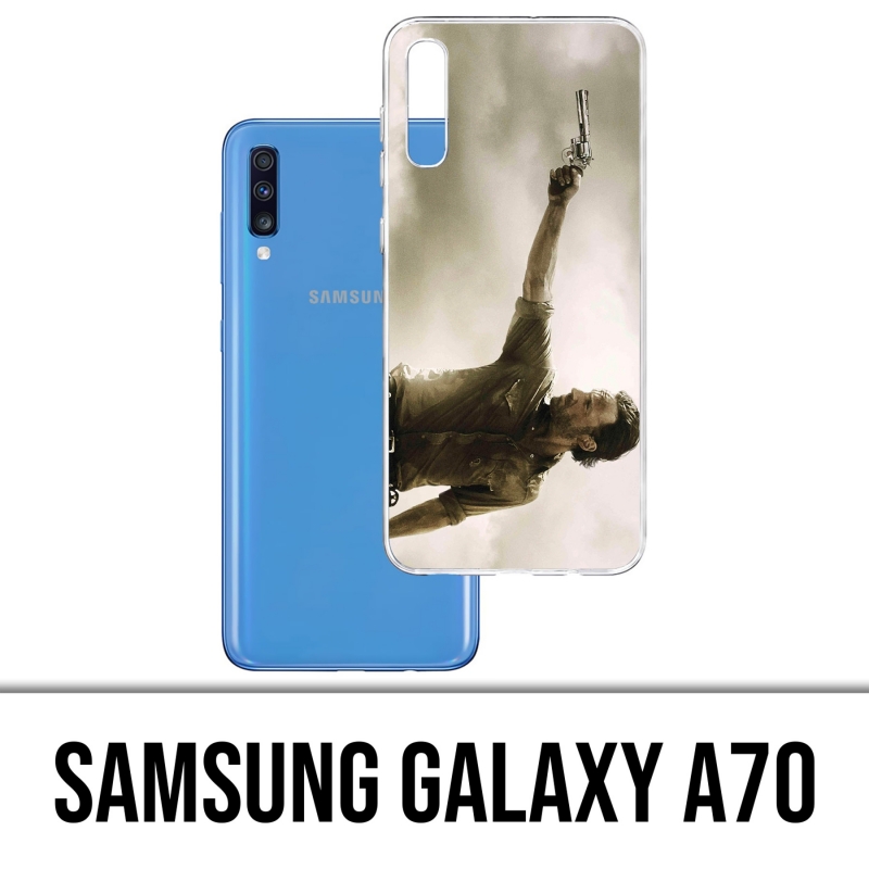 Custodia per Samsung Galaxy A70 - Walking Dead Gun