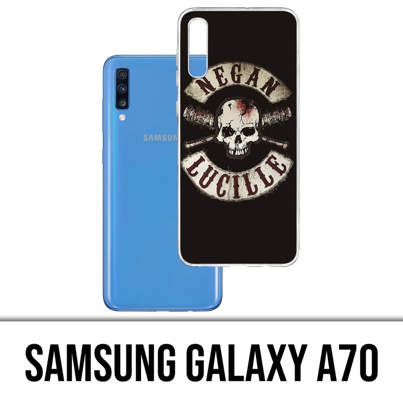 Funda Samsung Galaxy A70 - Walking Dead Logo Negan Lucille