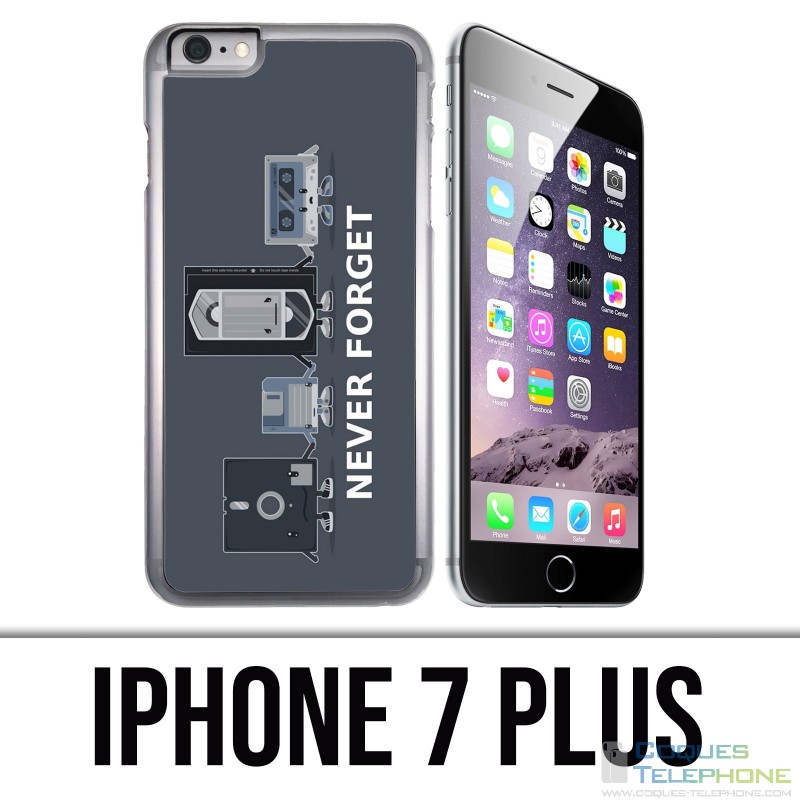 Funda iPhone 7 Plus - Nunca olvides lo vintage
