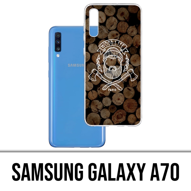 Samsung Galaxy A70 Case - Wood Life