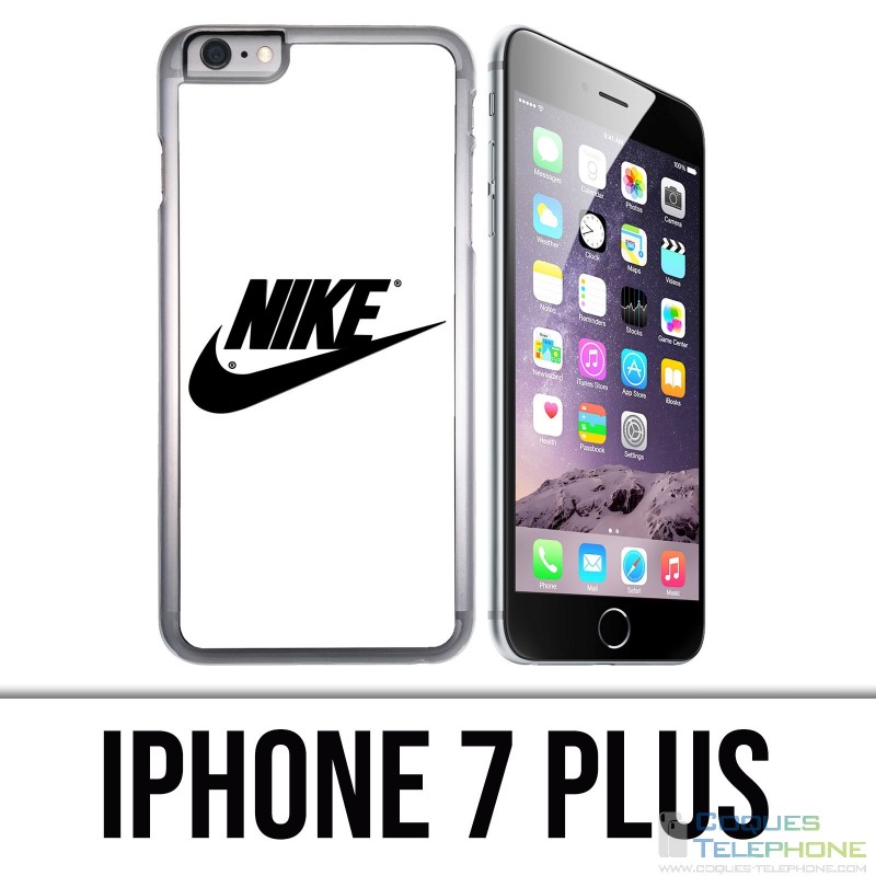 Coque iPhone 7 PLUS - Nike Logo Blanc