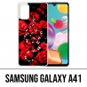 Samsung Galaxy A41 Case - Gucci Snake Roses