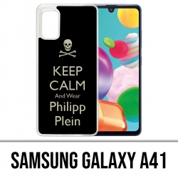 Custodia Samsung Galaxy A41 - Mantieni la calma Philipp Plein