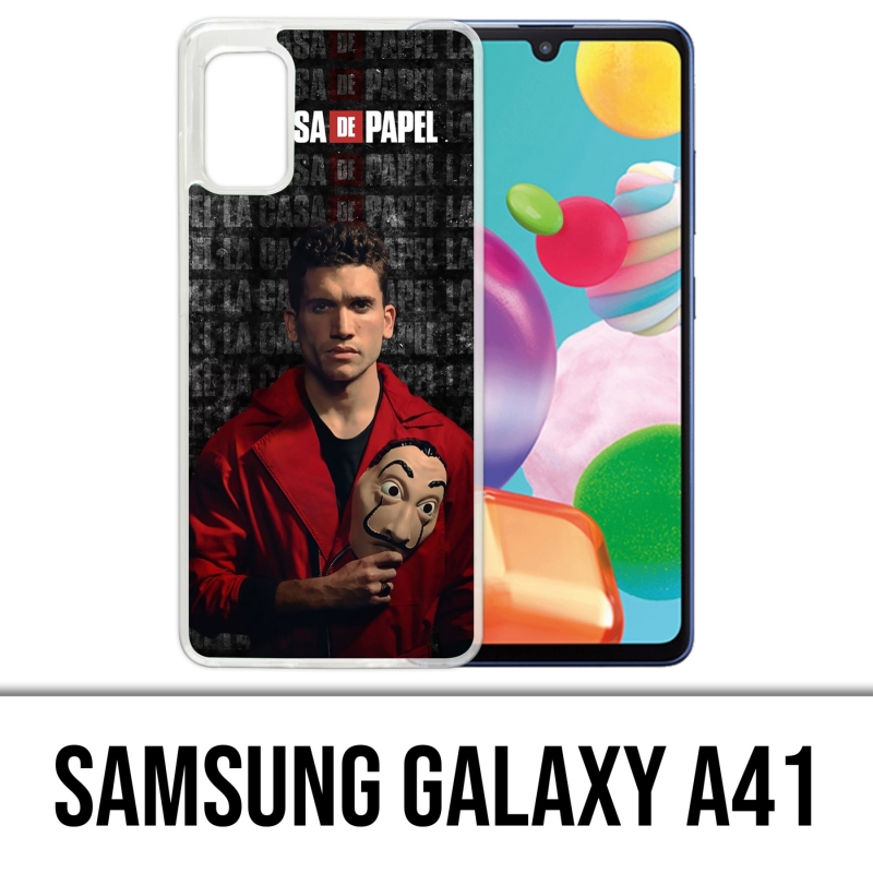 Custodia per Samsung Galaxy A41 - La Casa De Papel - Maschera Denver
