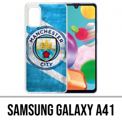 Samsung Galaxy A41 Case - Manchester Football Grunge