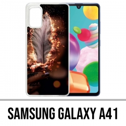 Custodia per Samsung Galaxy A41 - Piuma di fuoco