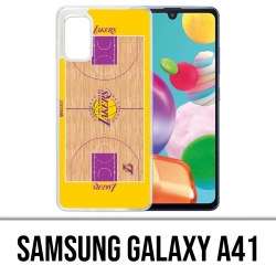 Samsung Galaxy A41 Case - Besketball Lakers Nba Field