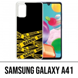 Samsung Galaxy A41 Case - Warning