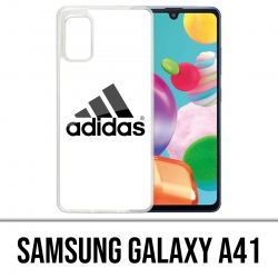 Coque Samsung Galaxy A41 - Adidas Logo Blanc