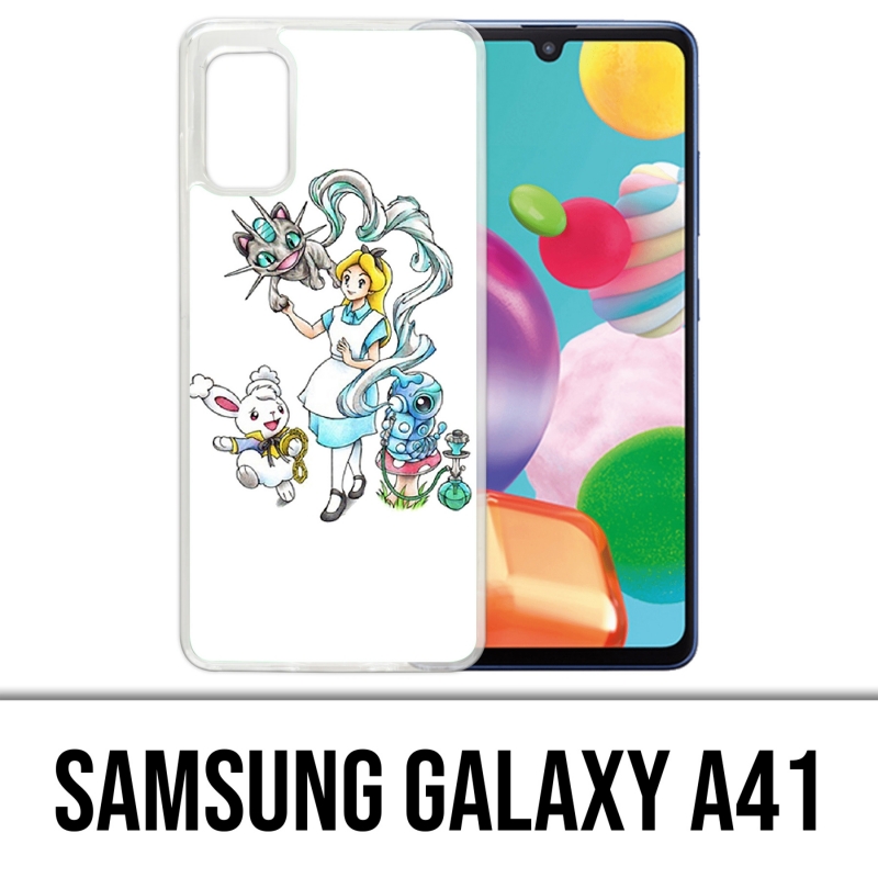 Funda Samsung Galaxy A41 - Alicia en el país de las maravillas Pokémon