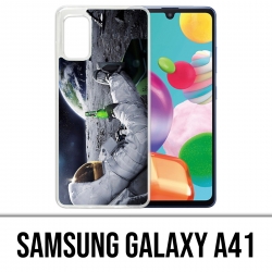 Coque Samsung Galaxy A41 - Astronaute Bière