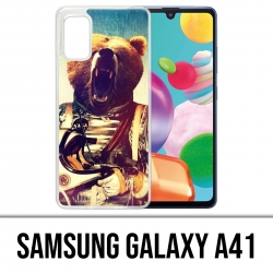 Funda Samsung Galaxy A41 - Oso astronauta