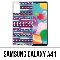 Samsung Galaxy A41 Case - Pink Aztec