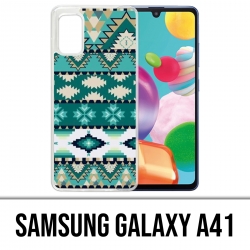 Samsung Galaxy A41 Case - Aztec Green