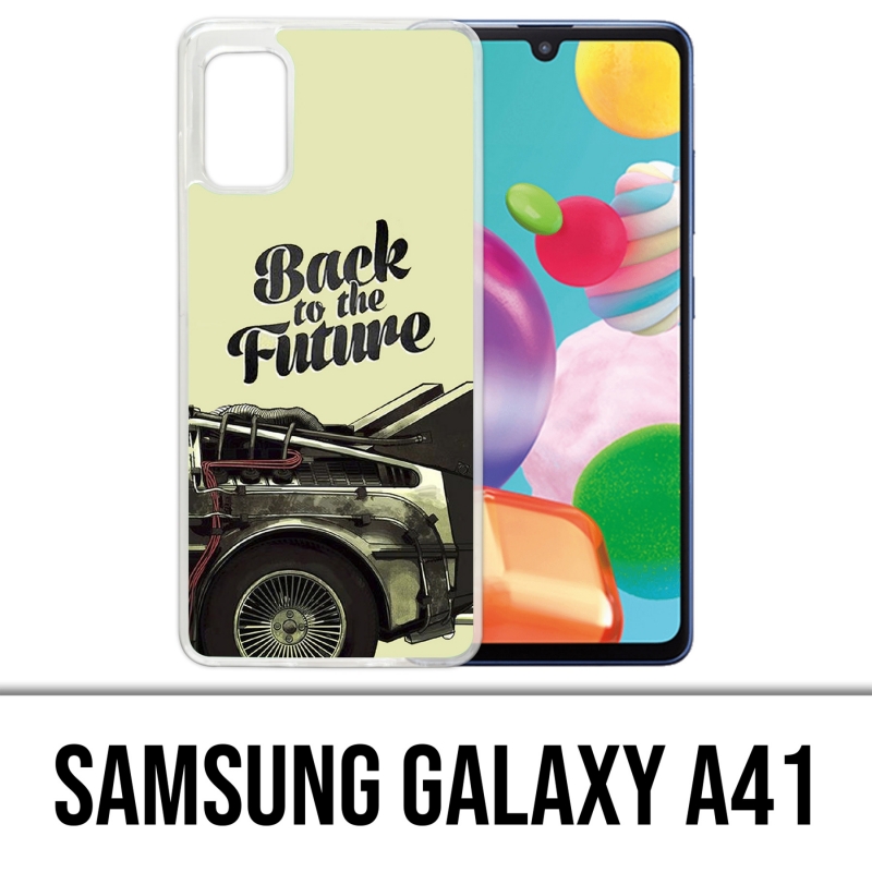 Funda Samsung Galaxy A41 - Regreso al futuro Delorean 2