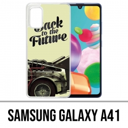 Cover Samsung Galaxy A41 - Ritorno al futuro Delorean