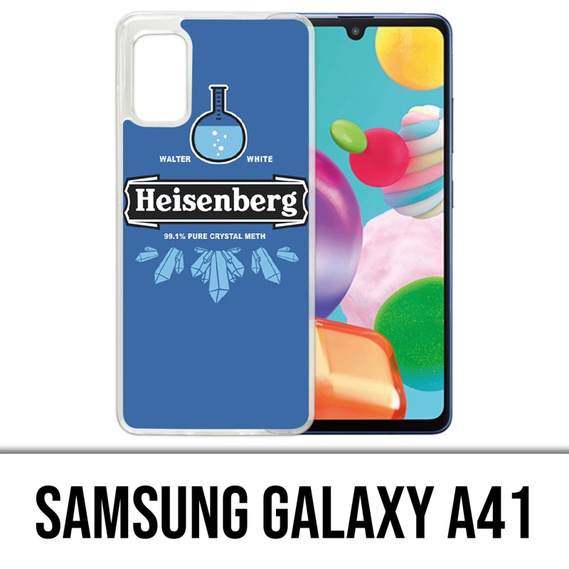 Funda Samsung Galaxy A41 - Logotipo de Braeking Bad Heisenberg