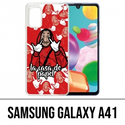 Custodia per Samsung Galaxy A41 - Casa De Papel Cartoon