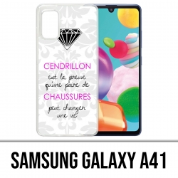 Custodia per Samsung Galaxy A41 - Citazione di Cenerentola
