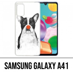 Samsung Galaxy A41 Case - Clown Bulldog Dog