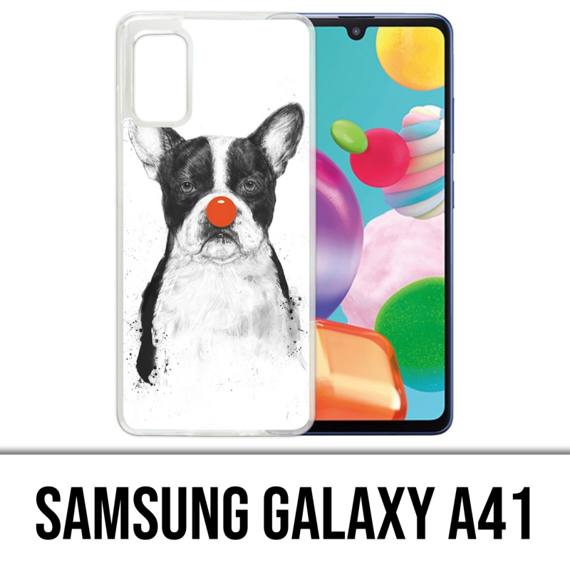 Funda Samsung Galaxy A41 - Perro Payaso Bulldog