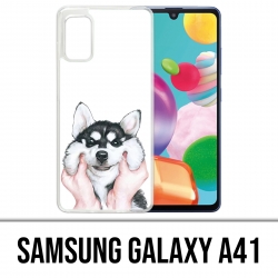 Samsung Galaxy A41 Case - Husky Cheek Dog