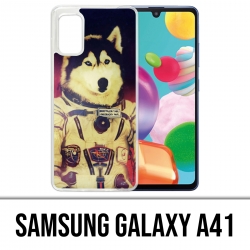 Custodia per Samsung Galaxy A41 - Cane astronauta Jusky