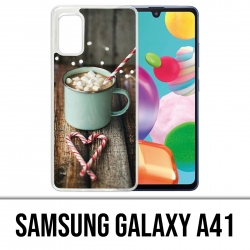 Coque Samsung Galaxy A41 - Chocolat Chaud Marshmallow