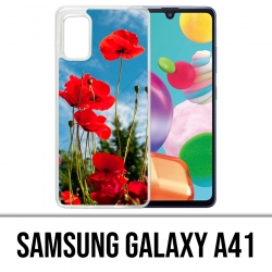 Coque Samsung Galaxy A41 - Coquelicots 1