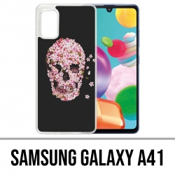 Coque Samsung Galaxy A41 - Crane Fleurs 2