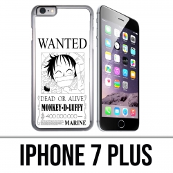 Custodia per iPhone 7 Plus - One Piece Wanted Luffy