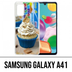 Custodia per Samsung Galaxy A41 - Cupcake blu