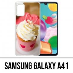 Coque Samsung Galaxy A41 - Cupcake Rose