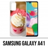 Coque Samsung Galaxy A41 - Cupcake Rose