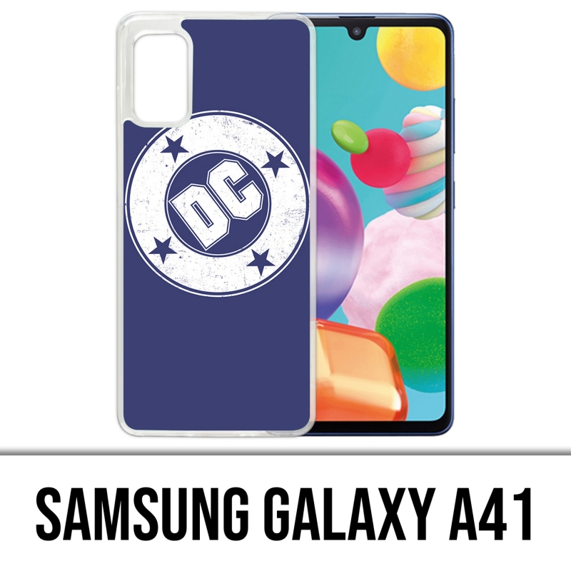 Custodia per Samsung Galaxy A41 - Dc Comics Logo Vintage