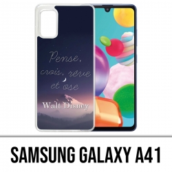 Samsung Galaxy A41 Case - Disney Zitat Think Believe