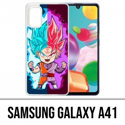 Funda Samsung Galaxy A41 - Dragon Ball Black Goku Cartoon